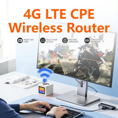 Q51 4G LTE CPE Wireless Router Portable Mobile WiFi Hotspot With SIM Card Slot, EU Plug, US Plug, UK Plug