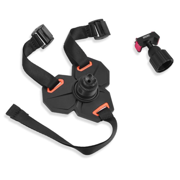 BRDRC Motorcycle Quick-Release Helmet Chin Mount For Insta360 Ace Pro 2 / X6 / X5 / X4 Air