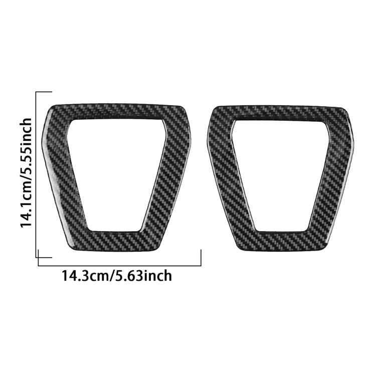 For BMW 5 Series i5 G60 / G68 2023-2026 Rear USB Charging Panel Outer Frame Sticker