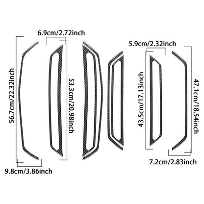 For BMW 5 Series i5 G60 / G68 2023-2026 Car Door Sill Decor Sticker Set