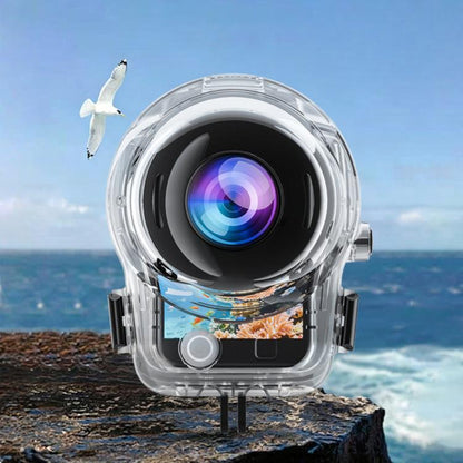 Invisible Waterproof Case 60M/196FT For DJI Osmo 360 II / Osmo 360 Underwater Diving Housing