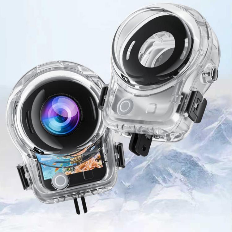 Invisible Waterproof Case 60M/196FT For DJI Osmo 360 II / Osmo 360 Underwater Diving Housing