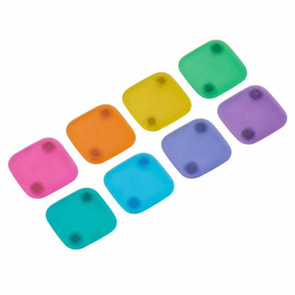 For DJI Mic Mini 2 Original Multi-Color Magnetic Front Cover 8-Piece Set, Multi-Color
