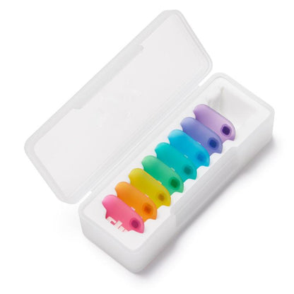 For DJI Mic Mini 2 Original Multi-Color Magnetic Front Cover 8-Piece Set, Multi-Color