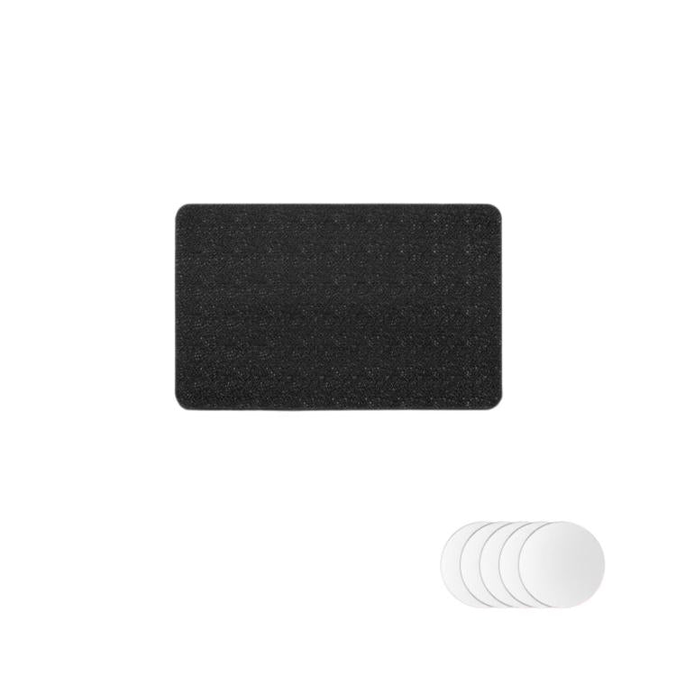 Leather-Grain Texture High-Temperature Resistant Anti-Slip Dashboard Mat, 18x13cm, 27x15cm, 40x20cm