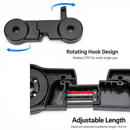 Multifunctional Hidden Car Seat-Back Storage Hook