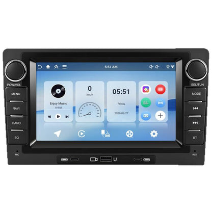 9-Inch CarPlay Compatible In-Car Center Console With 7-Inch Screen Bluetooth Navigation Rearview Camera Player, Standard, Standard+AHD Camera+Mic