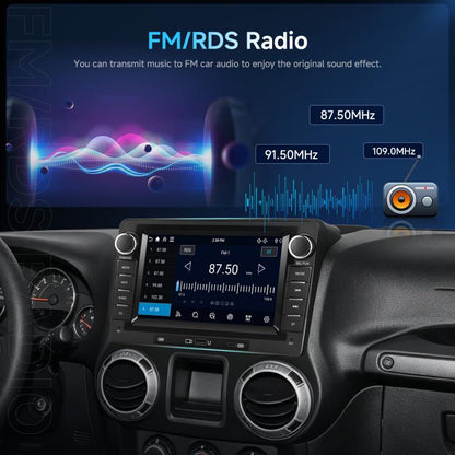 9-Inch CarPlay Compatible In-Car Center Console With 7-Inch Screen Bluetooth Navigation Rearview Camera Player, Standard, Standard+AHD Camera+Mic