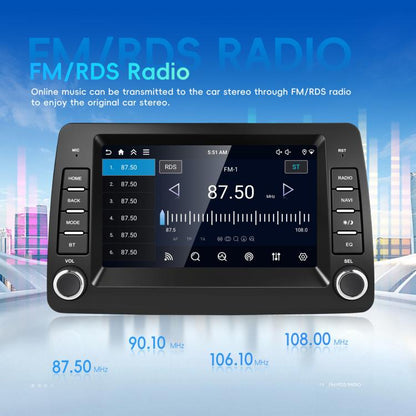 For FIAT Panda In-Car Center Display CarPlay Bluetooth Player Navigation, Standard, Standard+AHD Camera+Mic
