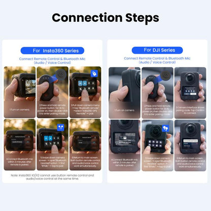 AMagisn AM61 Action Camera Voice Remote For Insta360 / GoPro HERO / DJI Series Cameras & Phones, AM61 Voice Remote