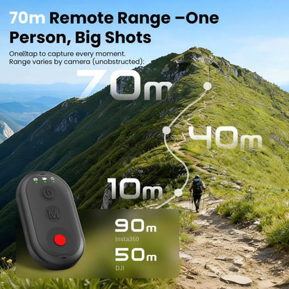 AMagisn AM61 Action Camera Voice Remote For Insta360 / GoPro HERO / DJI Series Cameras & Phones, AM61 Voice Remote
