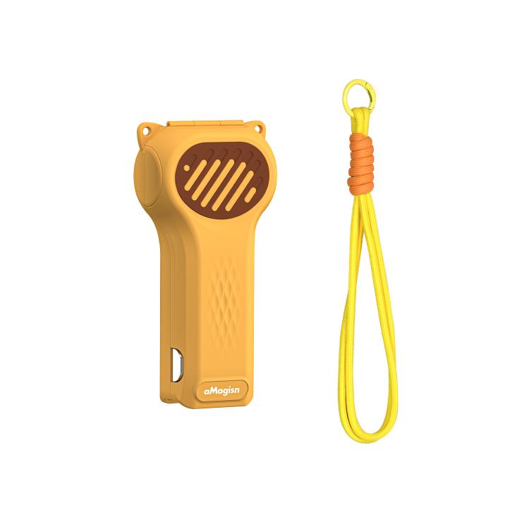 For DJI Osmo Pocket 4P aMagisn Open Bottom Hard Shell Case Flip Open Gimbal & Screen Cover, Open Bottom Black, Open Bottom Yellow, Open Bottom Pink