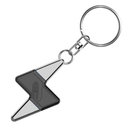 Car Static Eliminator Body Static Discharge Keychain, Rocket Pink, Rocket Gray, Rocket Blue, Lightning Pink, Lightning Gray, Lightning Blue