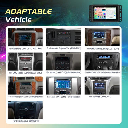 7 Inch Wireless Carplay Android Car Stereo Navigation Radio Receiver, For Chevrolet Silverado / GMC Savana / Buick Enclave, 4 Core 2GB+64GB, 4 Core 4GB+64GB, 4 Core 2GB+128GB, 8 Core 6GB+128GB
