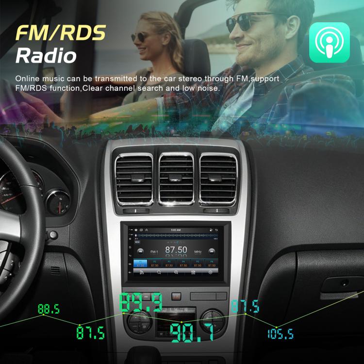 7 Inch Wireless Carplay Android Car Stereo Navigation Radio Receiver, For Chevrolet Silverado / GMC Savana / Buick Enclave, 4 Core 2GB+64GB, 4 Core 4GB+64GB, 4 Core 2GB+128GB, 8 Core 6GB+128GB