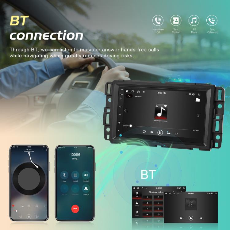 7 Inch Wireless Carplay Android Car Stereo Navigation Radio Receiver, For Chevrolet Silverado / GMC Savana / Buick Enclave, 4 Core 2GB+64GB, 4 Core 4GB+64GB, 4 Core 2GB+128GB, 8 Core 6GB+128GB