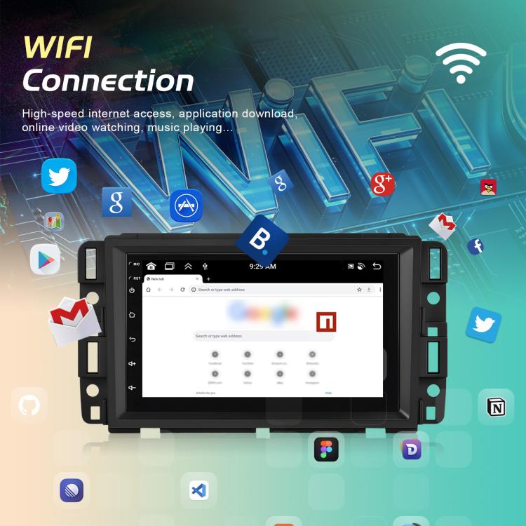7 Inch Wireless Carplay Android Car Stereo Navigation Radio Receiver, For Chevrolet Silverado / GMC Savana / Buick Enclave, 4 Core 2GB+64GB, 4 Core 4GB+64GB, 4 Core 2GB+128GB, 8 Core 6GB+128GB