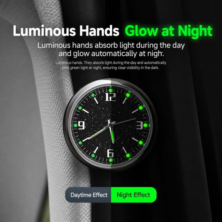 Luminous Car Clock Time Display Ornament