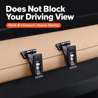 Car Visor Glasses Clip Window Business Card Ticket Holder, 2 PCS/Pack Magnetic, 2 PCS /Pack Adhesive