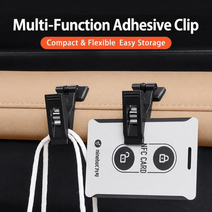 Car Visor Glasses Clip Window Business Card Ticket Holder, 2 PCS/Pack Magnetic, 2 PCS /Pack Adhesive