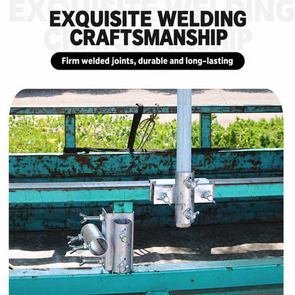Mounting Bracket for Tricycle Stall Sun / Rain Umbrella, Screw-fastened, Rivet-fastened