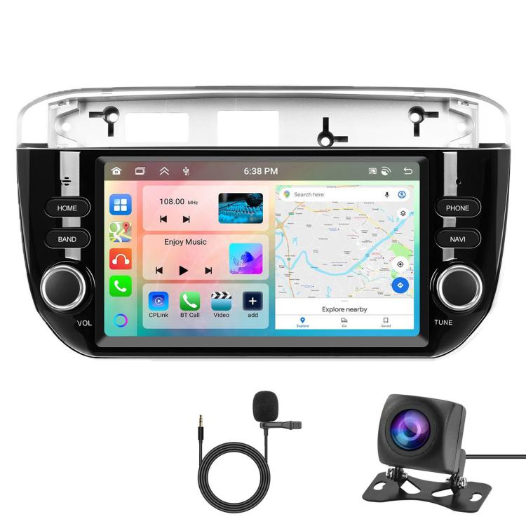 For FIAT Punto 7 Inch Wireless Carplay Android Auto Car Stereo GPS Navigation Radio Player, 4 Core 2GB+64GB, 4 Core 4GB+64GB, 8 Core 4GB+64GB, 8 Core 6GB+128GB