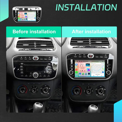For FIAT Punto 7 Inch Wireless Carplay Android Auto Car Stereo GPS Navigation Radio Player, 4 Core 2GB+64GB, 4 Core 4GB+64GB, 8 Core 4GB+64GB, 8 Core 6GB+128GB