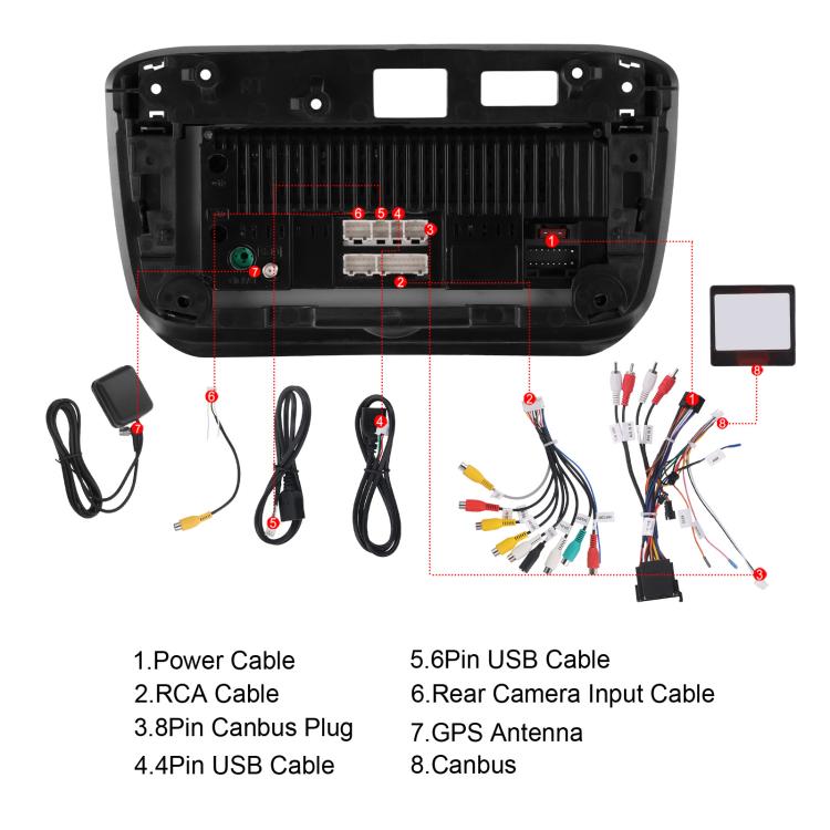 For FIAT Punto 7 Inch Wireless Carplay Android Auto Car Stereo GPS Navigation Radio Player, 4 Core 2GB+64GB, 4 Core 4GB+64GB, 8 Core 4GB+64GB, 8 Core 6GB+128GB