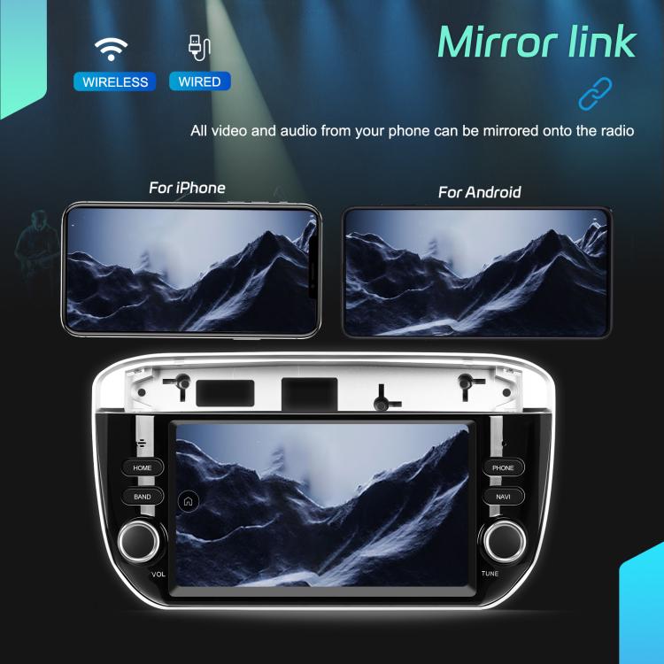 For FIAT Punto 7 Inch Wireless Carplay Android Auto Car Stereo GPS Navigation Radio Player, 4 Core 2GB+64GB, 4 Core 4GB+64GB, 8 Core 4GB+64GB, 8 Core 6GB+128GB