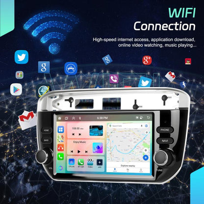 For FIAT Punto 7 Inch Wireless Carplay Android Auto Car Stereo GPS Navigation Radio Player, 4 Core 2GB+64GB, 4 Core 4GB+64GB, 8 Core 4GB+64GB, 8 Core 6GB+128GB