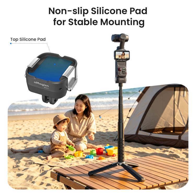 For Insta360 Luna Ultra aMagisn Dual-Interface Quick Release Adapter Mount, Standard Version Black, Standard Version White, Charging Version Black, Charging Version White