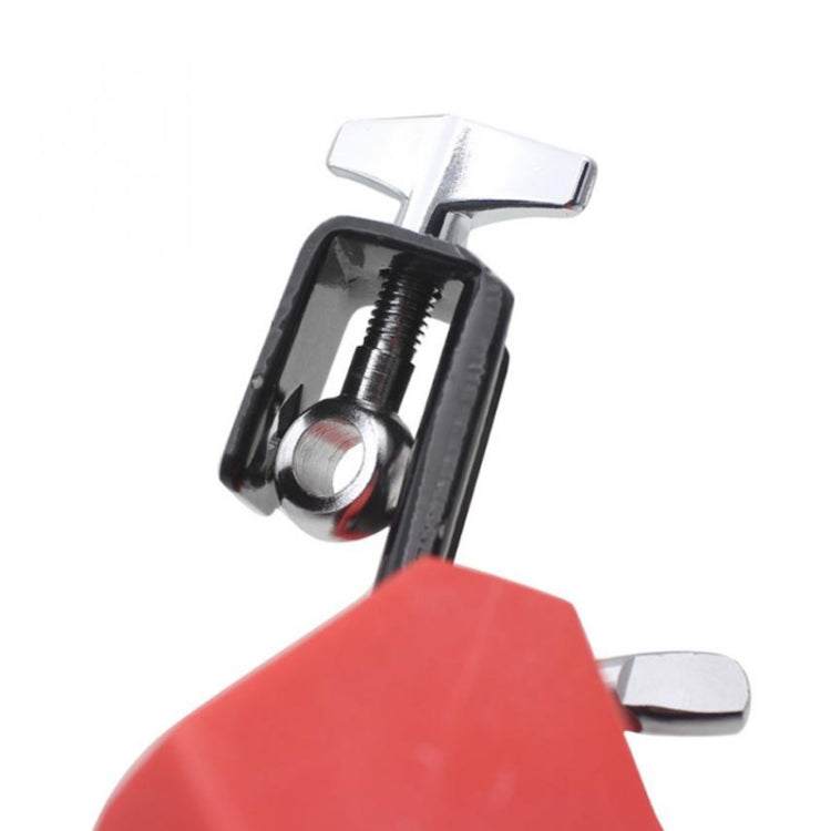 Plastic Cowbell Drum Kindergarten Teaching Aid Percussion, Red Large, Blue Small