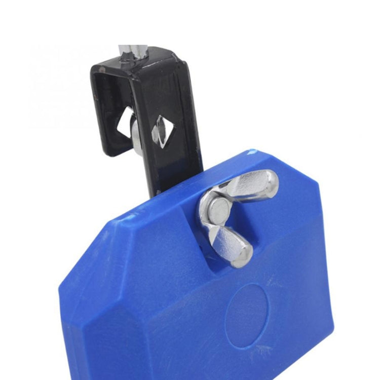 Plastic Cowbell Drum Kindergarten Teaching Aid Percussion, Red Large, Blue Small