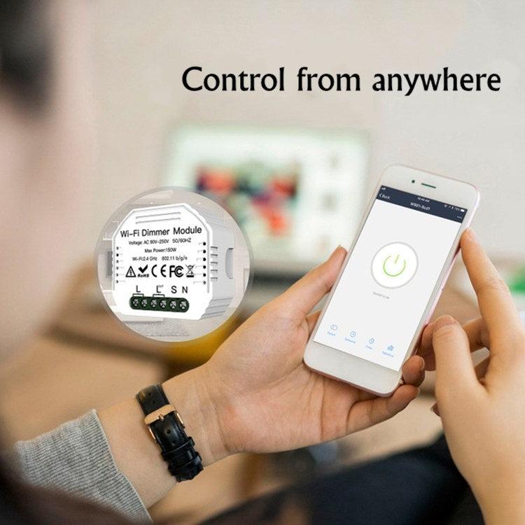 Concealed Wifi Smart Switch Dimmer Switch And Traditional Switch Dual Control Smart Switch