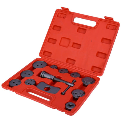 Universal Auto Car Precision Disc Brake Caliper Wind Back Tool Kit Brake Pad Brake Pump Brake Piston Car Repair Tool Kit, 12 In 1 Brake Air Pump
