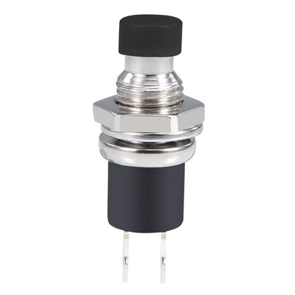 10 PCS 7mm Thread Multicolor 2 Pins Momentary Push Button Switch