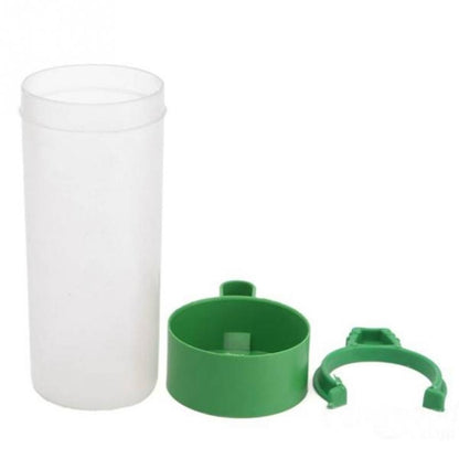 10 PCS Practical Birds Feeding Equipment Parrot Bird Drinker Watering Feeder with Clip, S, L