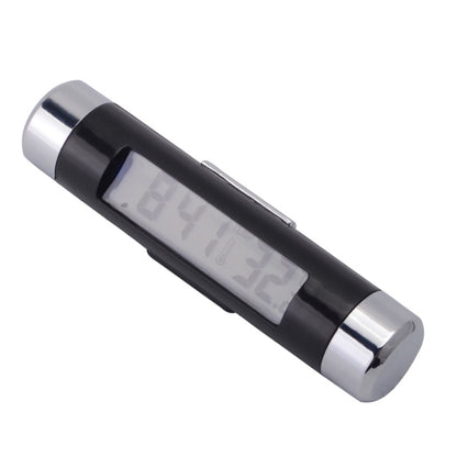 2 in 1 Car Auto Thermometer Clock Calendar LCD Display Screen, Car Auto Thermometer