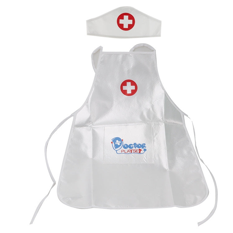 3 Sets Children Pretend Play Doctor Nurse Costume Performance Clothing Toy, 3 Sets Play Doctor Nurse Costume