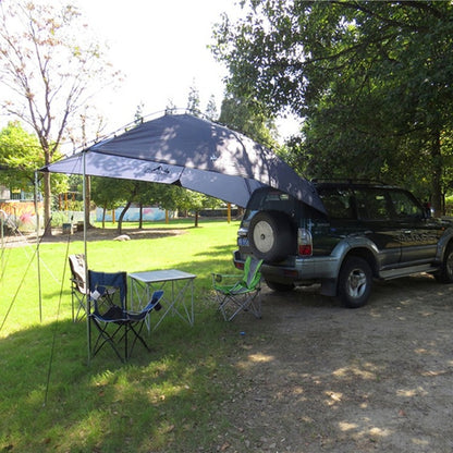 Laputa Outdoor Self-driving Barbecue Camping Vehicle Tail Car Side Tent, Silver Coated