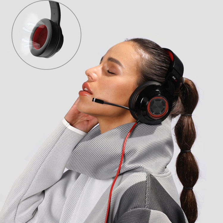 Edifier HECATE G4 Gaming Headeadphone Desktop Computer Listening Discrimination 7.1-channel Headset, Cable Length: 2.5m, G4 Black Green, G4 Black Red, G4 White
