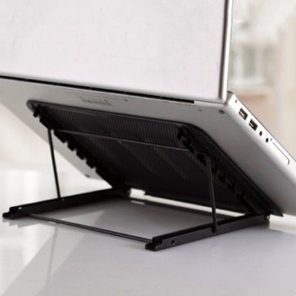 Portable Desktop Folding Cooling Metal Mesh Adjustable Ventilated Holder