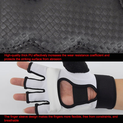 Half Fingers Adults Sandbag Training Boxing Gloves PU Leather Fitness Sparring Taekwondo Gloves, XS, S, M, L, XL, XXL