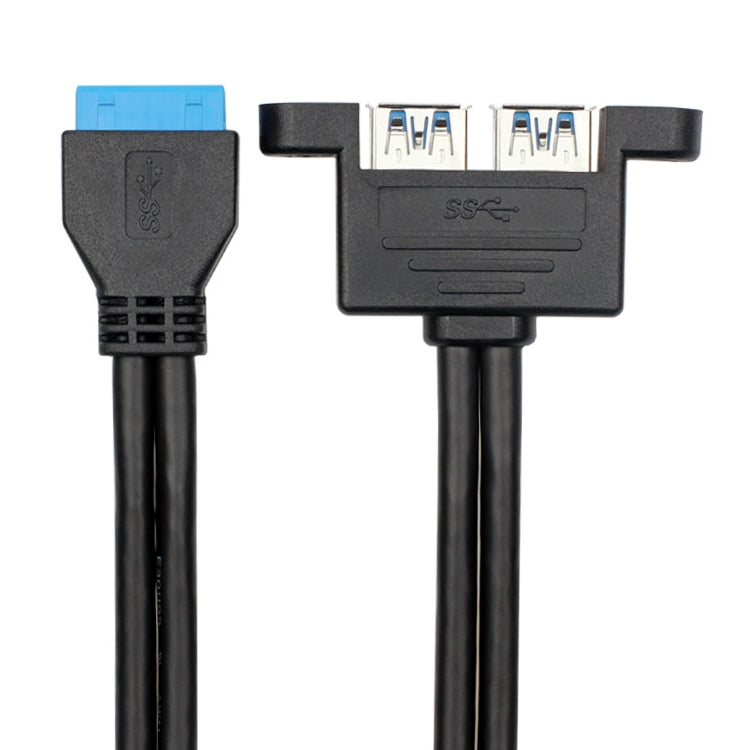 USB3.0 20P Bezel Cable Chassis PCI Bit Expansion USB3.0 Female Full-height Half-height Bezel