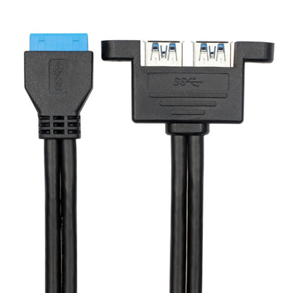 USB3.0 20P Bezel Cable Chassis PCI Bit Expansion USB3.0 Female Full-height Half-height Bezel