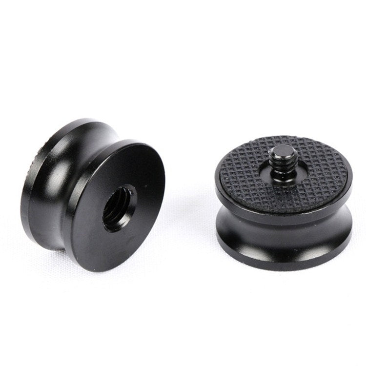 3 PCS Aluminum Alloy Adapter Conversion Screw SLR Micro Single Camera Tripod Head Adapter, Female 1/4 To Male 3/8, Female 3/8 To Male 1/4