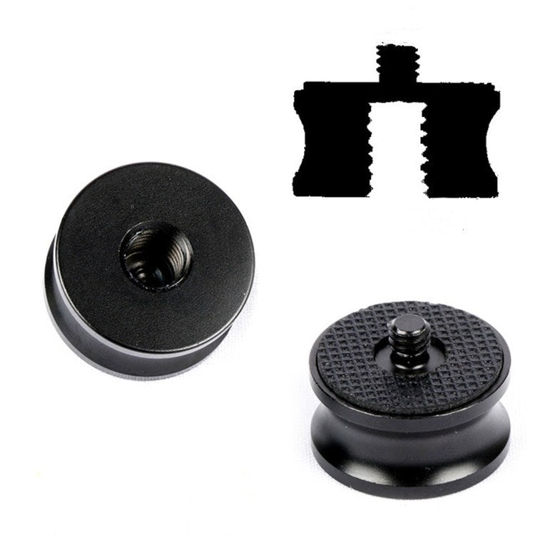 3 PCS Aluminum Alloy Adapter Conversion Screw SLR Micro Single Camera Tripod Head Adapter, Female 1/4 To Male 3/8, Female 3/8 To Male 1/4