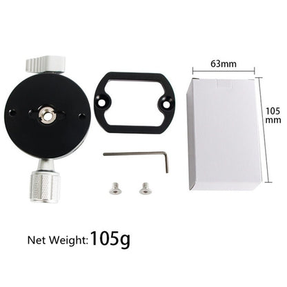 BENXIN QJ07 Panoramic Clip Holder 360 Degree Rotating Pan/tilt Tripod SLR Camera Quick Mounting Plate Panoramic Clip Holder