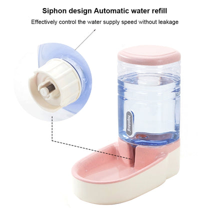 3.8L Grain Storage Bucket Cat Automatic Pet Feeder Water Dispenser, Drinking Fountain