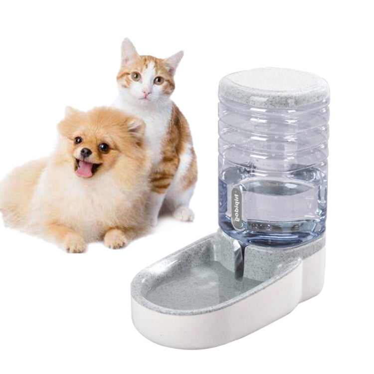 3.8L Grain Storage Bucket Cat Automatic Pet Feeder Water Dispenser, Drinking Fountain